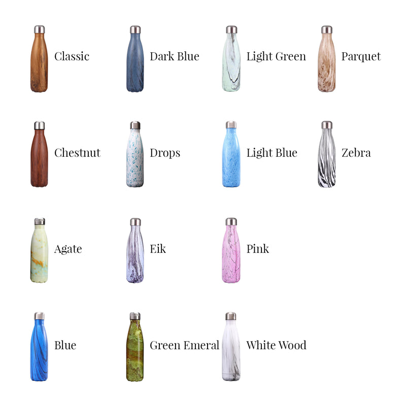 Trinkflasche "Wood" 0.5l - LALA Bottle